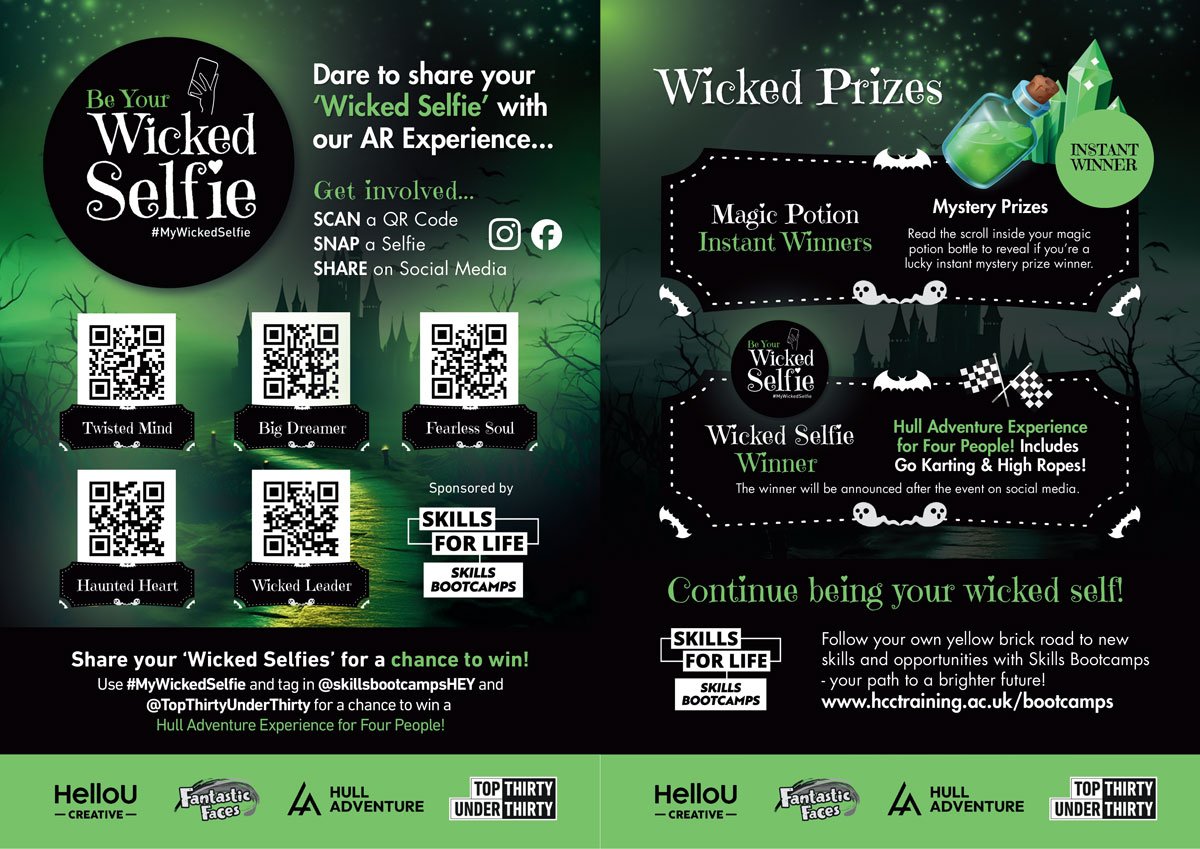 HelloU Wicked A5 Leaflet