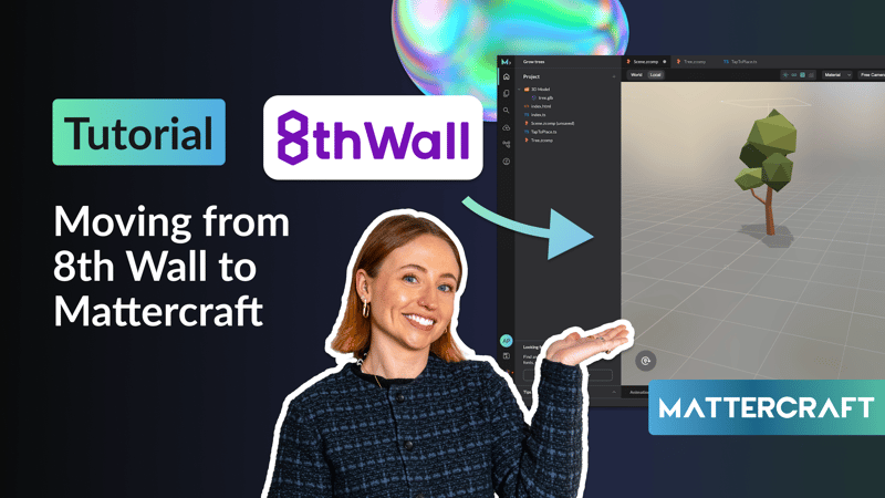 Learn how to migrate 8th Wall Studio projects to Mattercraft. A step-by-step guide to exporting assets, rebuilding WebAR experiences, and republishing before shutdown.