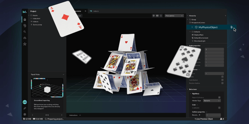 Explore how Mattercraft simplifies real-time web physics with zero code, empowering creators to enhance immersive experiences across AR, VR, and MR. Start building lifelike interactions effortlessly.